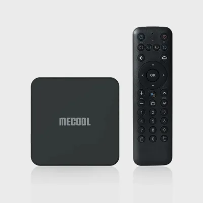 جهاز Mecool KM7 SE، ذاكرة RAM سعة 2 جيجابايت وتخزين 32 جيجابايت، Android 11 مع IPTV لمدة 12 شهرًا