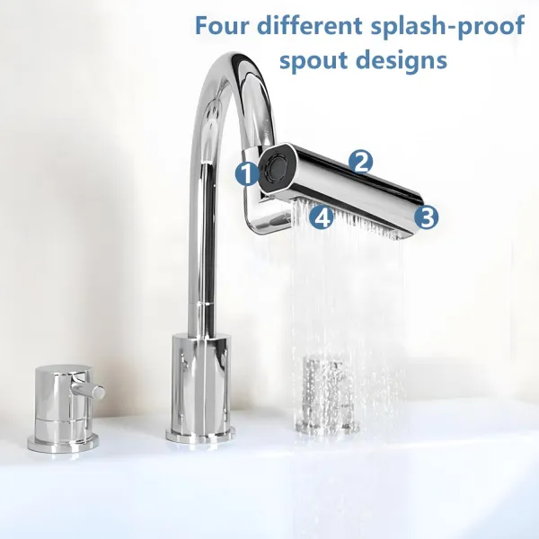 Robinet cuisine pivotant multifonctionnel économie d'eau