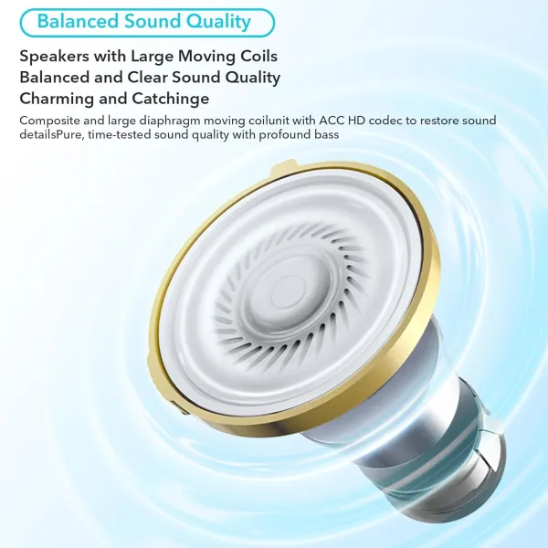 Honor Choice Earbuds X5, Ecouteur Bluetooth 5.3, avec Microphone