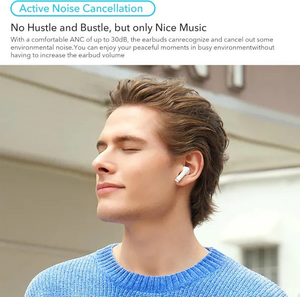 Honor Choice Earbuds X5, Ecouteur Bluetooth 5.3, avec Microphone