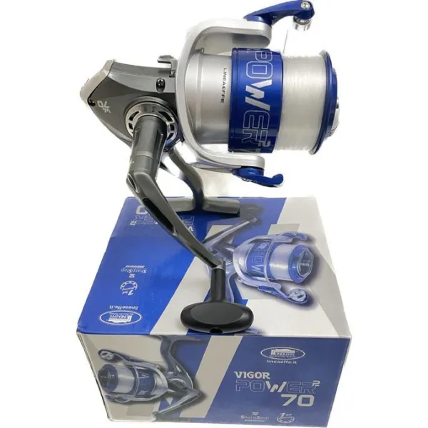 moulinet de pèche surfcasting Lineaeffe power vigor taille 7000 - Bleu