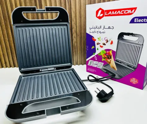 Panini grill, appareil à sandwichs grand model Lamacom
