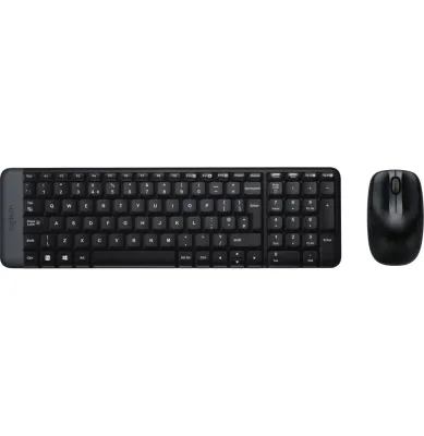 Clavier et souris sans fil Logitech MK220 - AZERTY