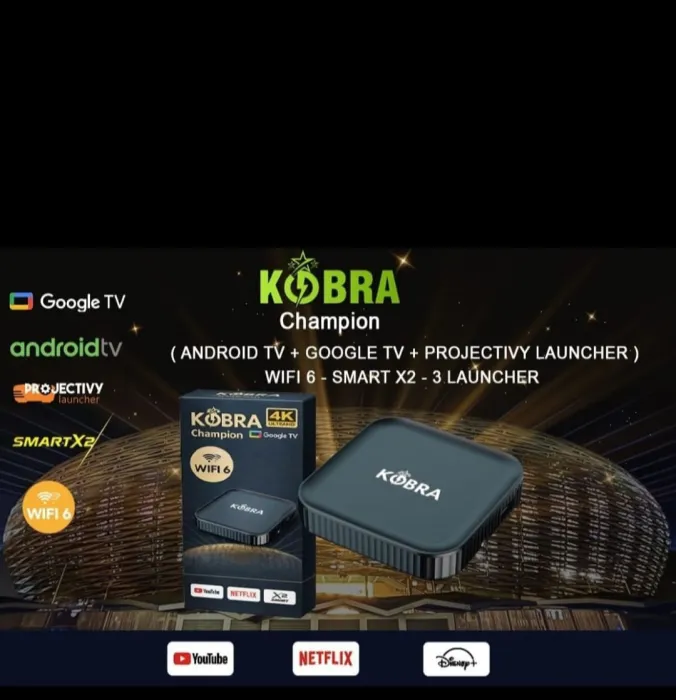 TV BOX KOBRA Champion Google tv