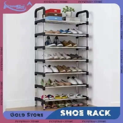 Étagère à Chaussures 7 Niveaux – Meuble de Rangement Compact