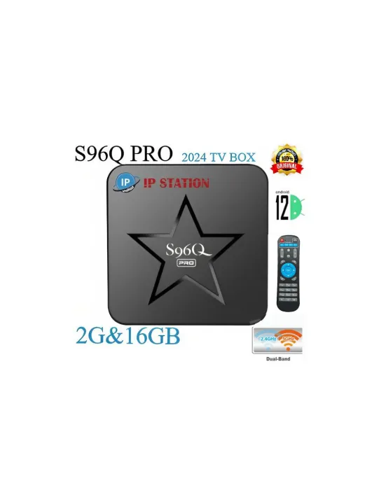 Tv box S96Q Android 12 2GB RAM 16GB ROM 2.4G 5G
