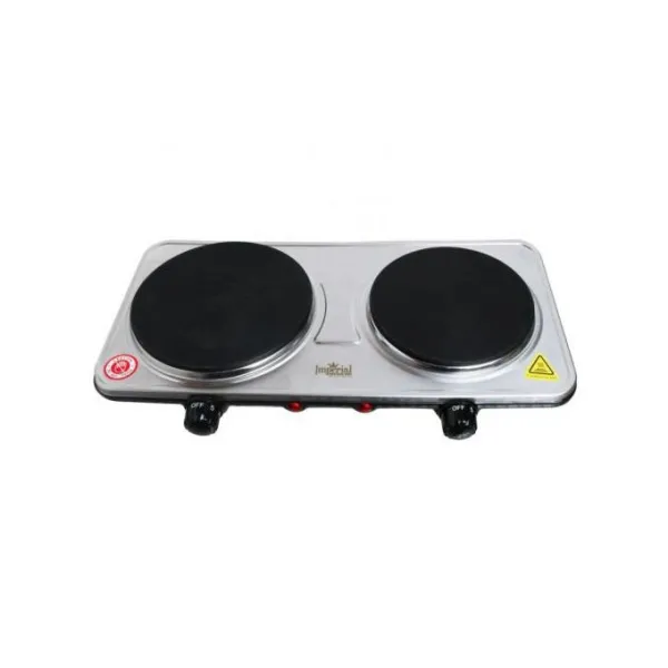 Plaque Chauffante de Cuisson Electrique Inox Imperial 1000W + 1500W