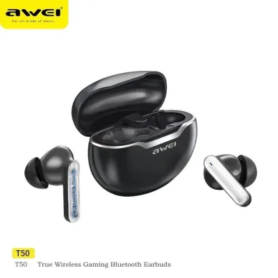 Écouteurs Bluetooth de jeu sans fil awei T50